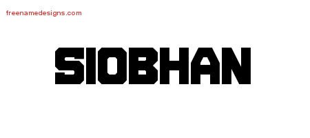 Siobhan Titling Name Tattoo Designs