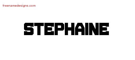 Stephaine Titling Name Tattoo Designs