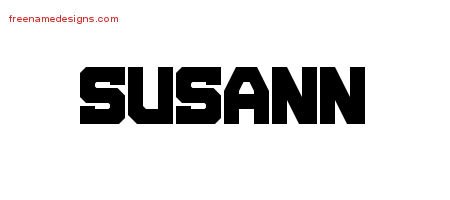Susann Titling Name Tattoo Designs