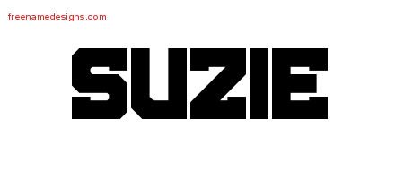 Suzie Titling Name Tattoo Designs