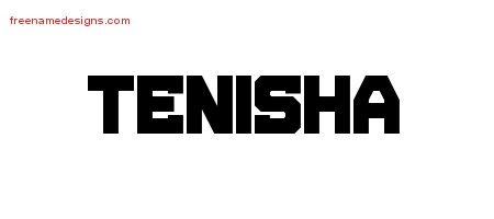 Tenisha Titling Name Tattoo Designs