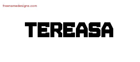 Tereasa Titling Name Tattoo Designs