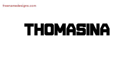 Thomasina Titling Name Tattoo Designs