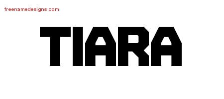 Tiara Titling Name Tattoo Designs