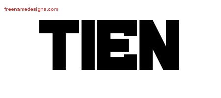 Tien Titling Name Tattoo Designs