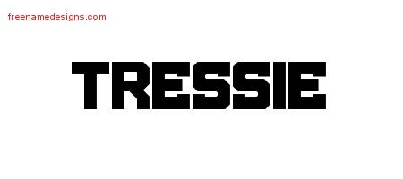 Tressie Titling Name Tattoo Designs