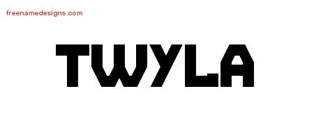 Twyla Titling Name Tattoo Designs