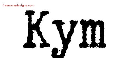 Kym Typewriter Name Tattoo Designs