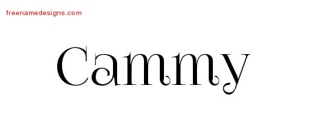Cammy Vintage Name Tattoo Designs