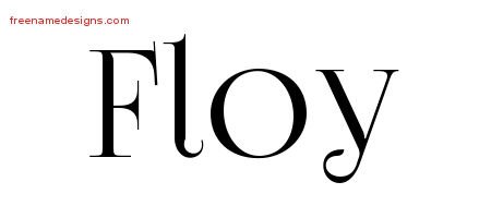 Floy Vintage Name Tattoo Designs