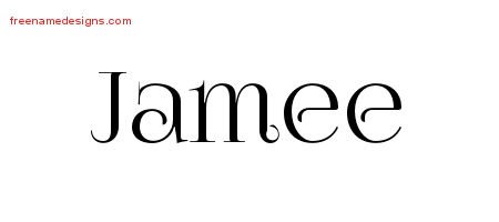Jamee Vintage Name Tattoo Designs