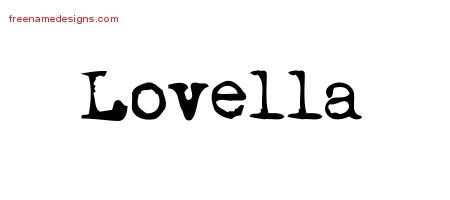Lovella Vintage Writer Name Tattoo Designs