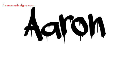 Graffiti Name Tattoo Designs Aaron Free