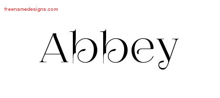 Vintage Name Tattoo Designs Abbey Free Download