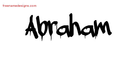 Graffiti Name Tattoo Designs Abraham Free