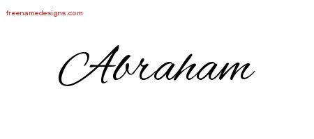 Abraham In Cursive abraham Archives - Page 2 of 2 - Free Name Designs