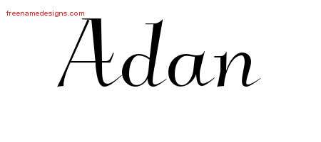 Elegant Name Tattoo Designs Adan Download Free