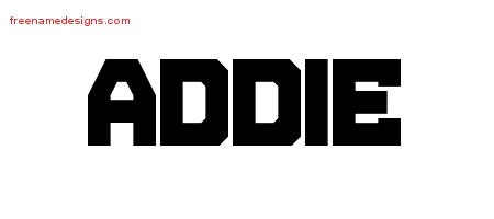 Titling Name Tattoo Designs Addie Free Printout