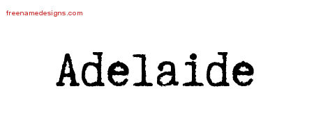 Typewriter Name Tattoo Designs Adelaide Free Download