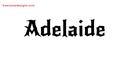 Gothic Name Tattoo Designs Adelaide Free Graphic