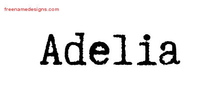 Typewriter Name Tattoo Designs Adelia Free Download