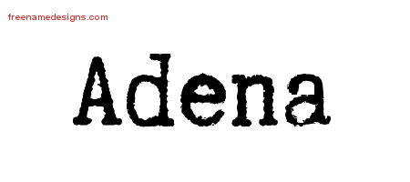 Typewriter Name Tattoo Designs Adena Free Download