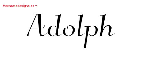 Elegant Name Tattoo Designs Adolph Download Free