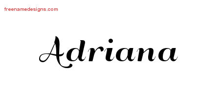 adriana Archives - Free Name Designs