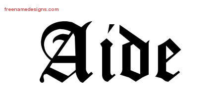 Blackletter Name Tattoo Designs Aide Graphic Download