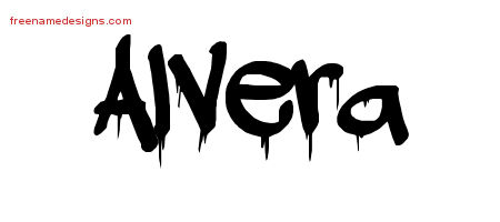 Graffiti Name Tattoo Designs Alvera Free Lettering