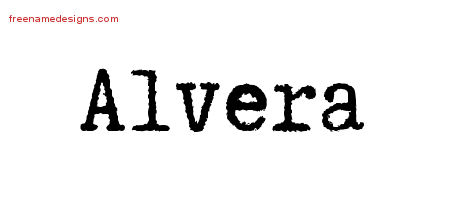 Typewriter Name Tattoo Designs Alvera Free Download