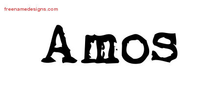 Vintage Writer Name Tattoo Designs Amos Free Vintage Writer Name Tattoo Designs Amos Free