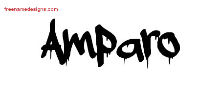 Graffiti Name Tattoo Designs Amparo Free Lettering