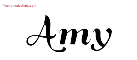 Art Deco Name Tattoo Designs Amy Printable