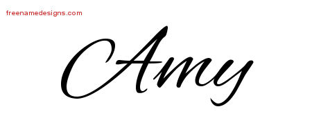 Cursive Name Tattoo Designs Amy Download Free