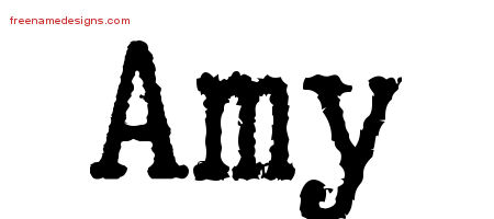 Typewriter Name Tattoo Designs Amy Free Download