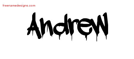 Graffiti Name Tattoo Designs Andrew Free