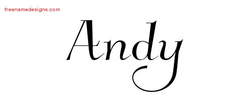 Elegant Name Tattoo Designs Andy Download Free