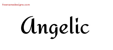 Calligraphic Stylish Name Tattoo Designs Angelic Download Free