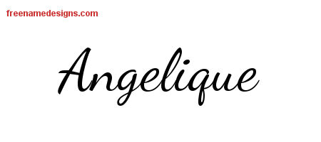 angelique Archives - Free Name Designs