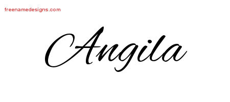Cursive Name Tattoo Designs Angila Download Free