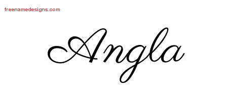 Classic Name Tattoo Designs Angla Graphic Download