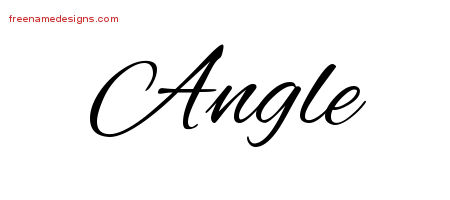 Cursive Name Tattoo Designs Angle Download Free