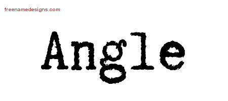Typewriter Name Tattoo Designs Angle Free Download