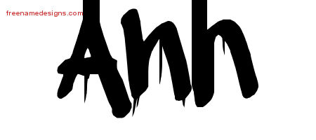 Graffiti Name Tattoo Designs Anh Free Lettering
