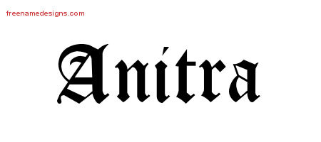 Blackletter Name Tattoo Designs Anitra Graphic Download