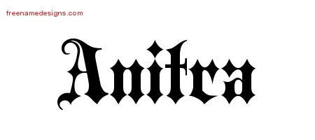 Old English Name Tattoo Designs Anitra Free