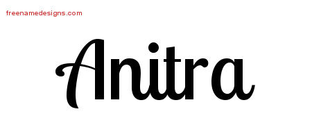 Handwritten Name Tattoo Designs Anitra Free Download