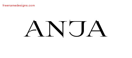 Flourishes Name Tattoo Designs Anja Printable Flourishes Name Tattoo Designs Anja Printable