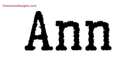 Typewriter Name Tattoo Designs Ann Free Download